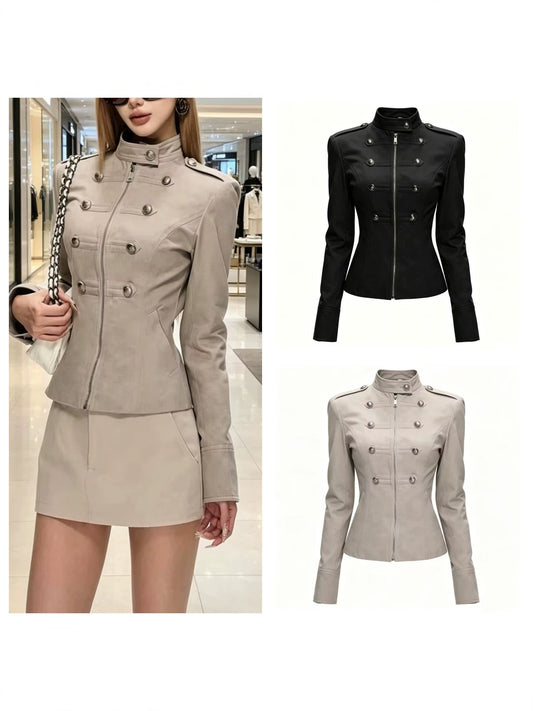 Shaping and slimming waist jacket coat