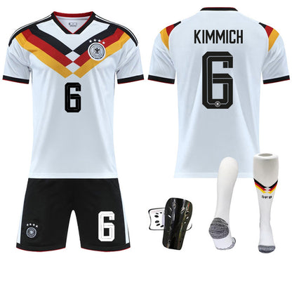 Children Football Jersey Set with Player Numbers