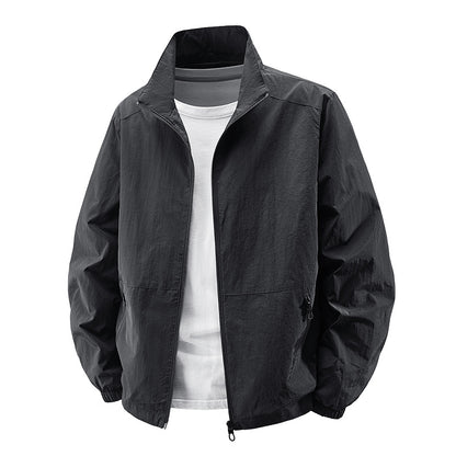 Men's Stand Collar Outdoor Casual Jacket