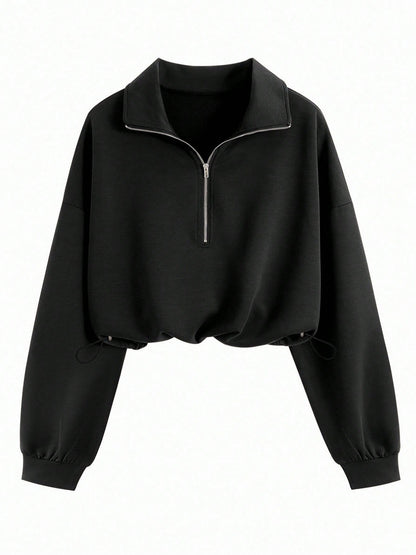 Womens Half Zip Casual Jacket