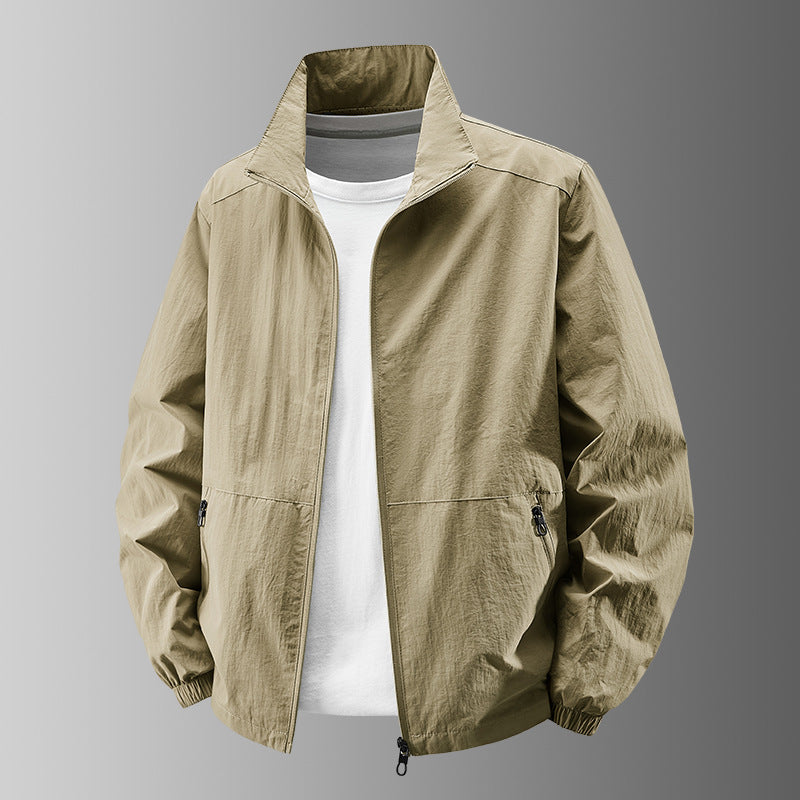 Men's Stand Collar Outdoor Casual Jacket
