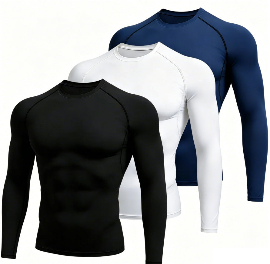 Mens Long Sleeve Compression Sport Shirt