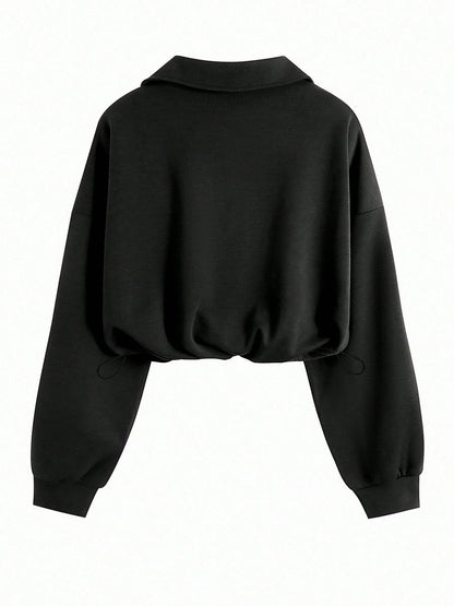 Womens Half Zip Casual Jacket