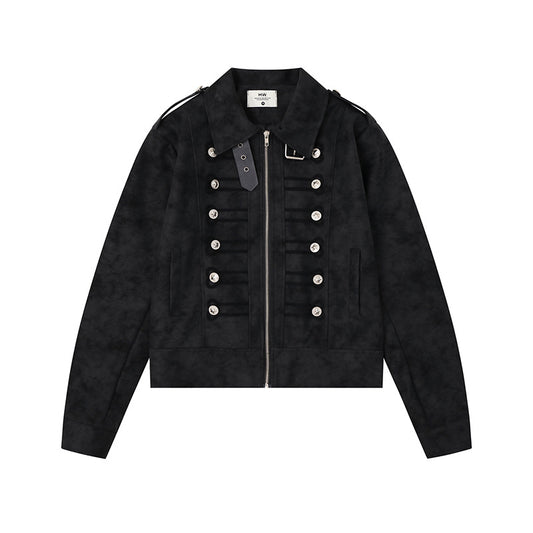 Retro Zip-Up Cardigan Jacket