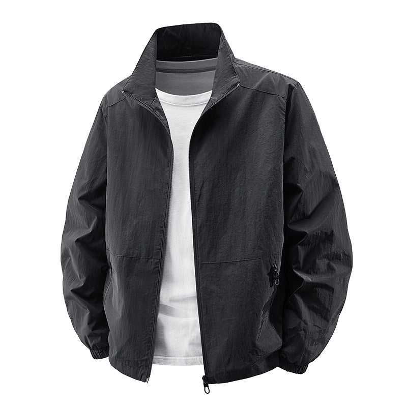 Men's Stand Collar Outdoor Casual Jacket