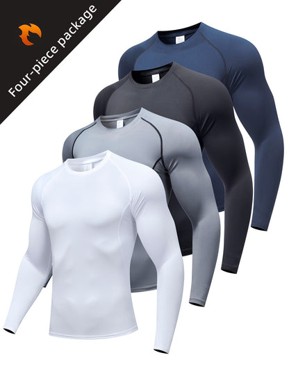 Mens Long Sleeve Compression Sport Shirt