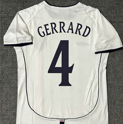 England Retro Football Jersey Long Sleeve