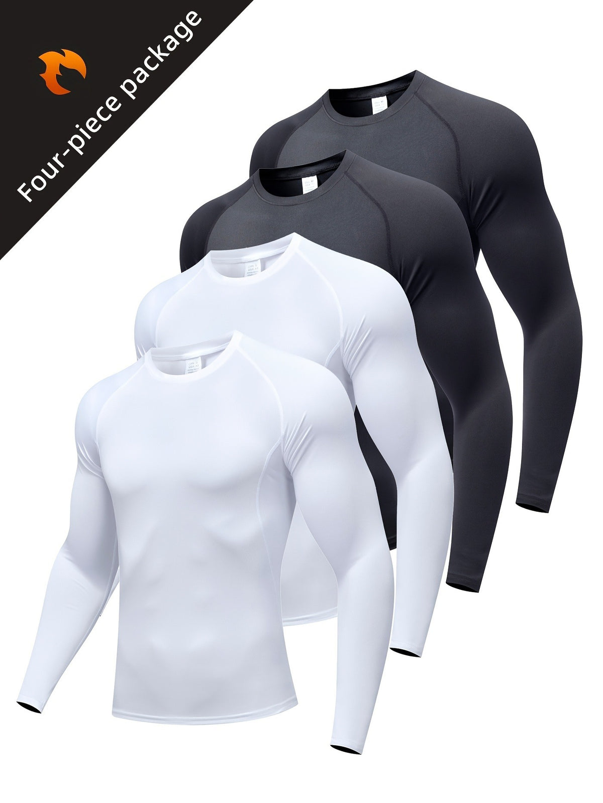 Mens Long Sleeve Compression Sport Shirt