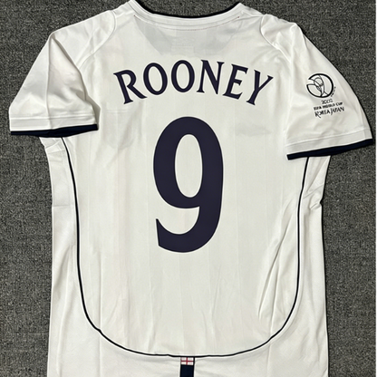 England Retro Football Jersey Long Sleeve