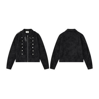 Retro Zip-Up Cardigan Jacket
