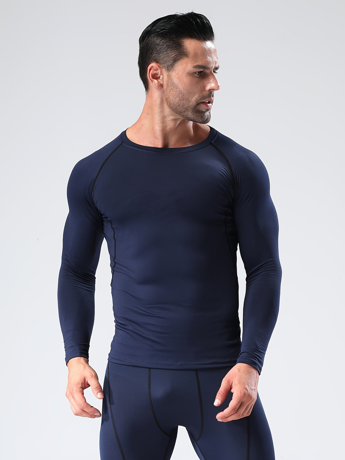 Mens Long Sleeve Compression Sport Shirt