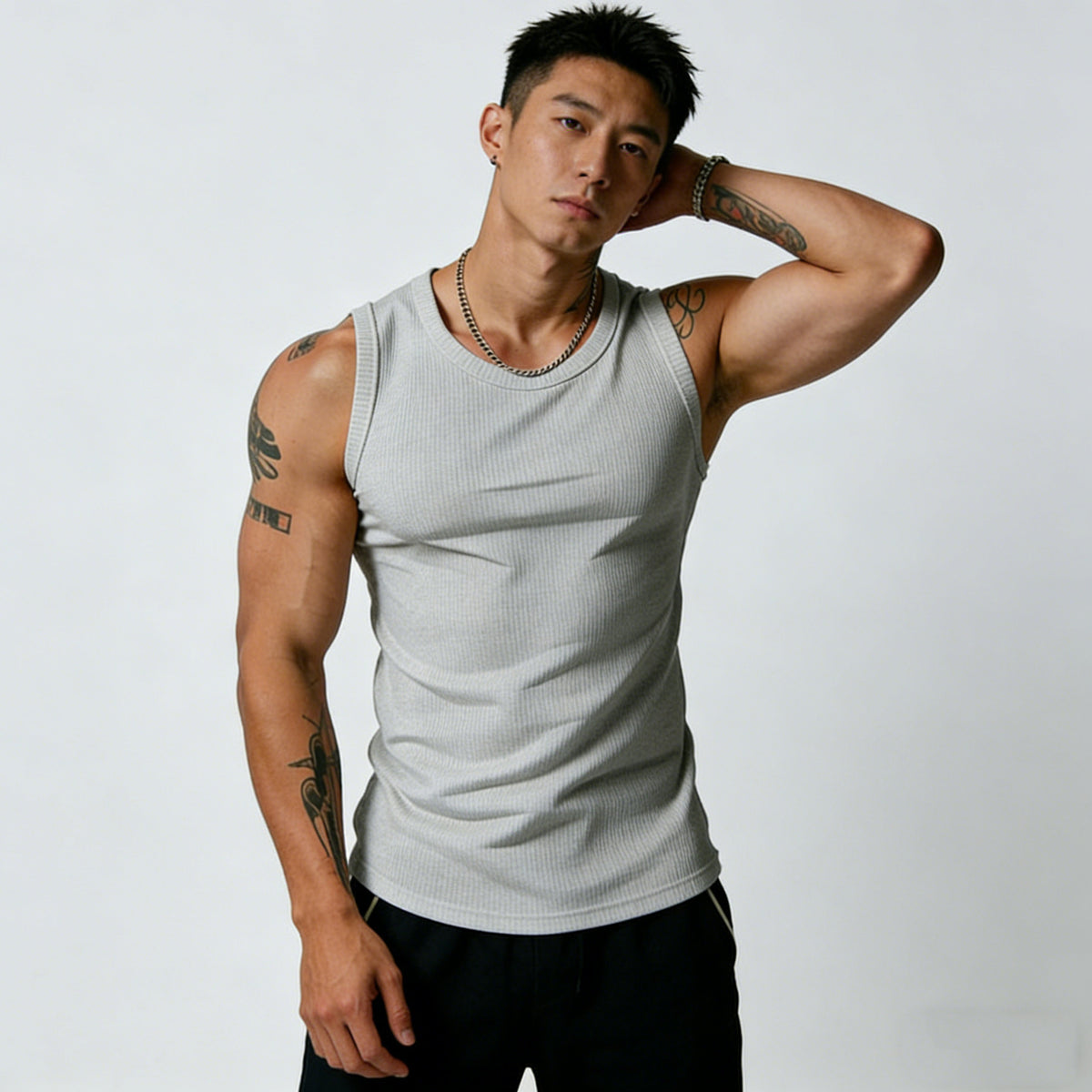 Men's Slim Fit Blend Sport Vest