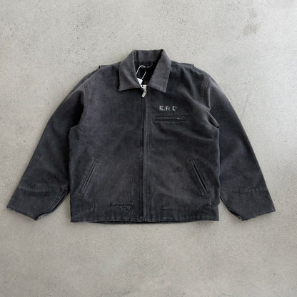 Heavy Washed Cotton Detroit Jacket