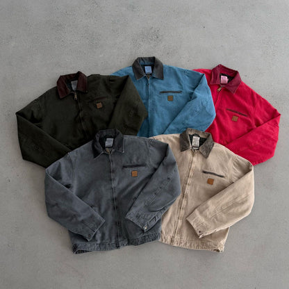 Heavy Washed Cotton Detroit Jacket