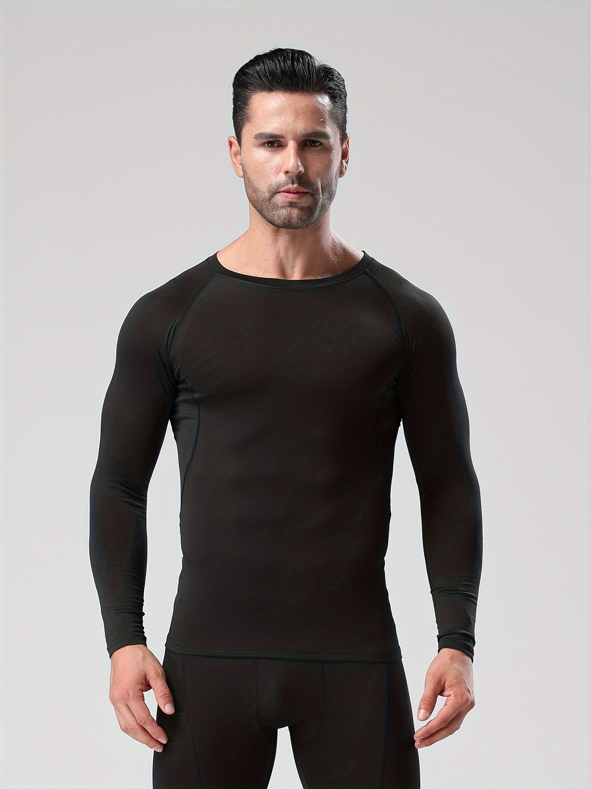 Mens Long Sleeve Compression Sport Shirt