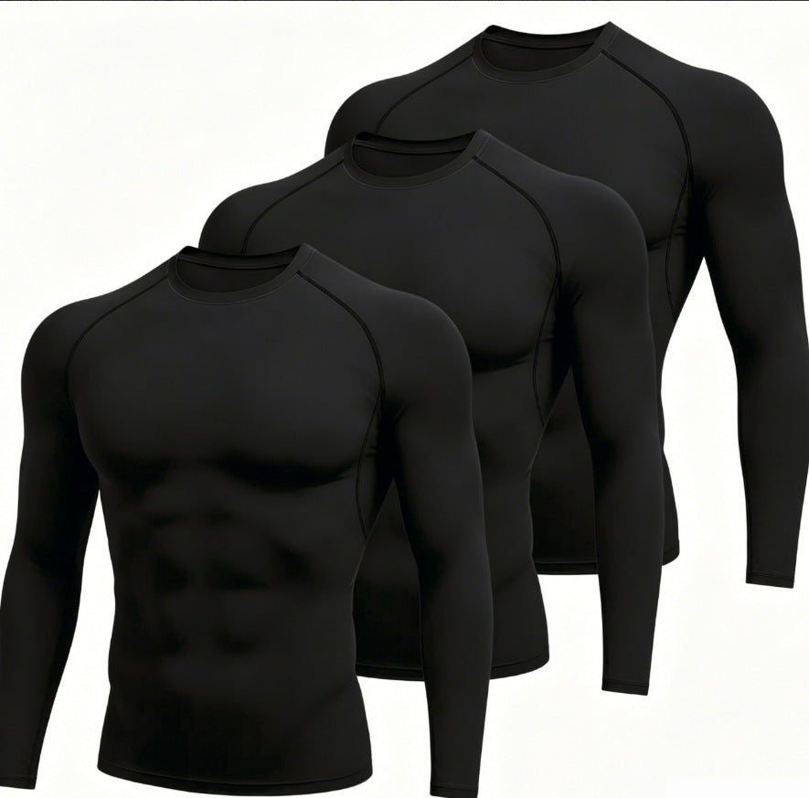 Mens Long Sleeve Compression Sport Shirt