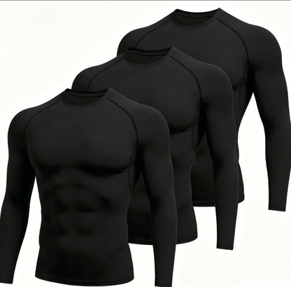 Mens Long Sleeve Compression Sport Shirt
