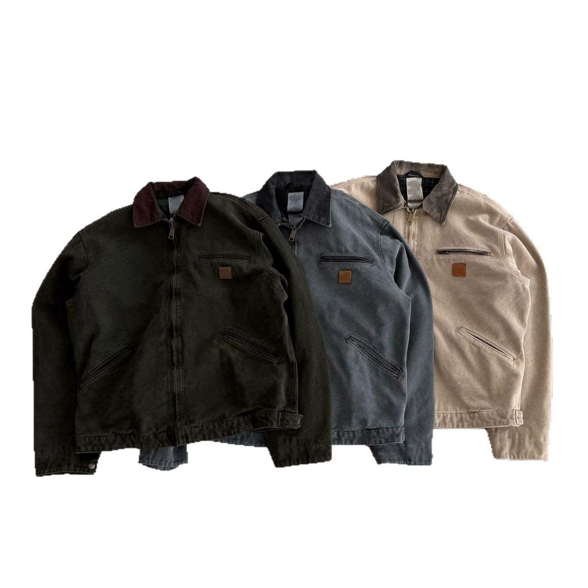 Heavy Washed Cotton Detroit Jacket