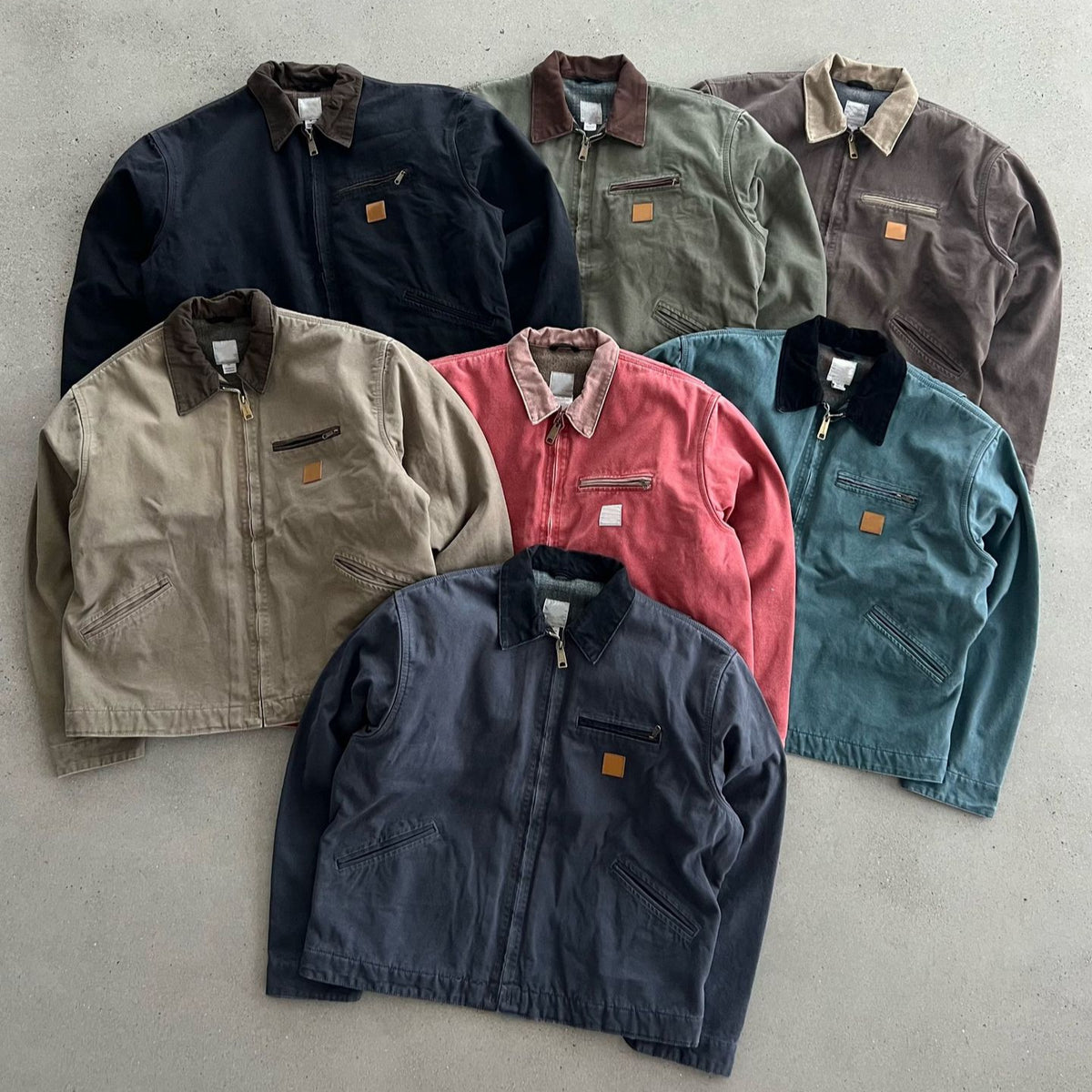 Heavy Washed Cotton Detroit Jacket