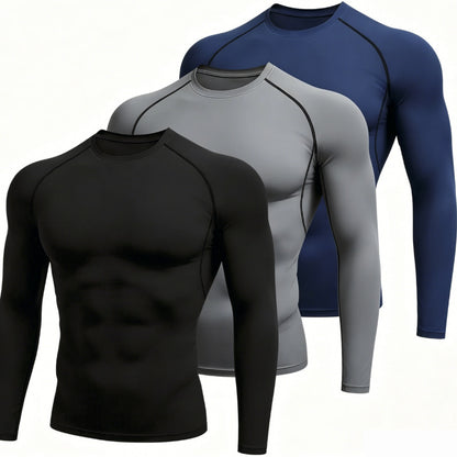 Mens Long Sleeve Compression Sport Shirt