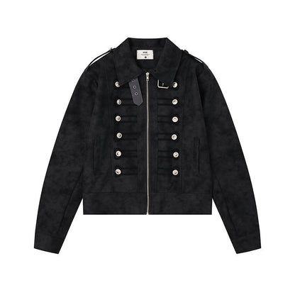 Retro Zip-Up Cardigan Jacket