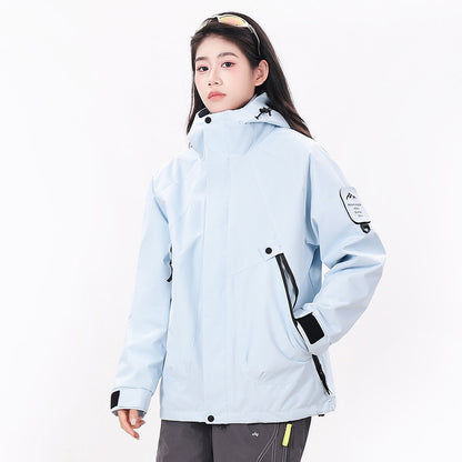 Three-in-One Waterproof Jacket for Outdoor Activities