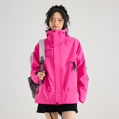 Three-in-One Waterproof Jacket for Outdoor Activities