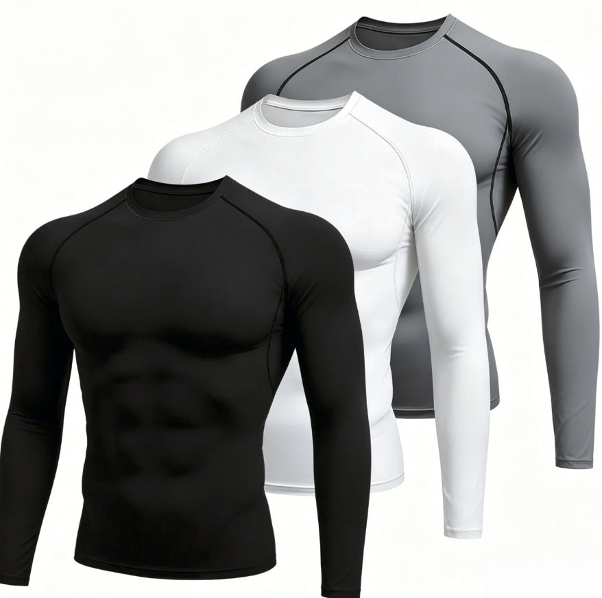 Mens Long Sleeve Compression Sport Shirt