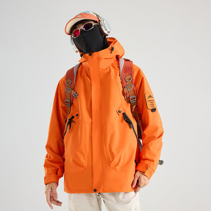 Three-in-One Waterproof Jacket for Outdoor Activities