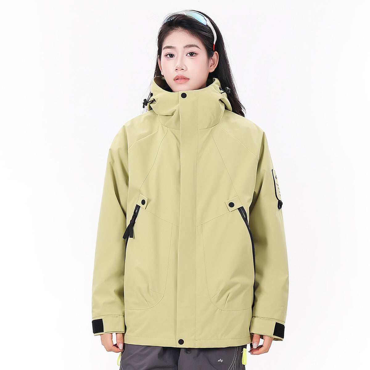 Three-in-One Waterproof Jacket for Outdoor Activities