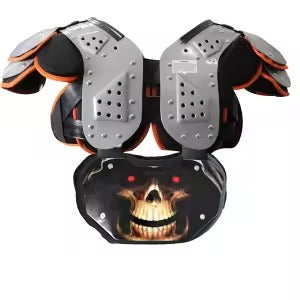 American Football Uniform Short Customizable Breathable Adjustable Anti Slip Football Shoulder Chest Protector
